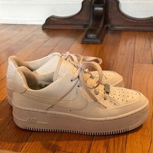 Air Women's Platform White Sneakers